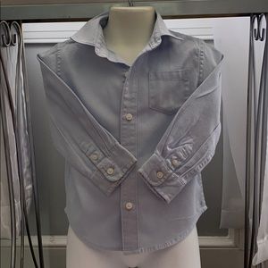 Janie & Jack light Blue Poplin Blouse Boys 2T.